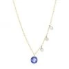 Meira T 14K Yellow Gold Blue Sapphire Necklace