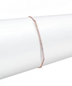 Meira T Diamond & 14K Rose Gold Bar Chain Bracelet -Le Creuset And Meira T Sales unnamed file 772