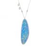 Meira T Diamond, Opal And 14K White Gold Necklace