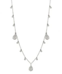 Meira T 14K White Gold & Diamond Multi-Charm Necklace