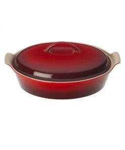 Le Creuset Heritage Stoneware Oval Casserole White 7 Le Creuset Heritage Stoneware Oval Casserole White -Le Creuset And Meira T Sales unnamed file 79