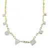 Meira T 14K Gold & Diamond Geometric Paperclip Necklace