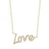 Meira T 14K Yellow Gold & Diamond Love Pendant Necklace