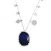 Meira T 14K White Gold, Diamond & Sapphire Necklace