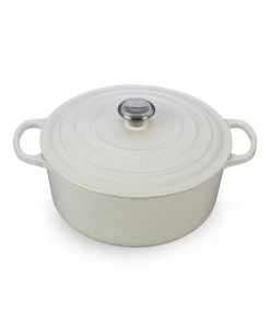 Le Creuset 7.25-Quart Signature Cast Iron Round Dutch Oven Meringue 7 Le Creuset 7.25-Quart Signature Cast Iron Round Dutch Oven Meringue -Le Creuset And Meira T Sales unnamed file 82