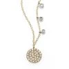 Meira T Diamond & 14K Yellow Gold Disc Necklace