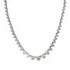Meira T 14K White Gold & Diamond Tennis Necklace