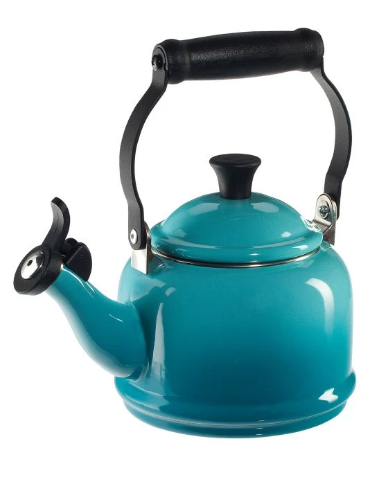 Le Creuset 1.25-Quart Demi Kettle Caribbean 1 Le Creuset 1.25-Quart Demi Kettle Caribbean
